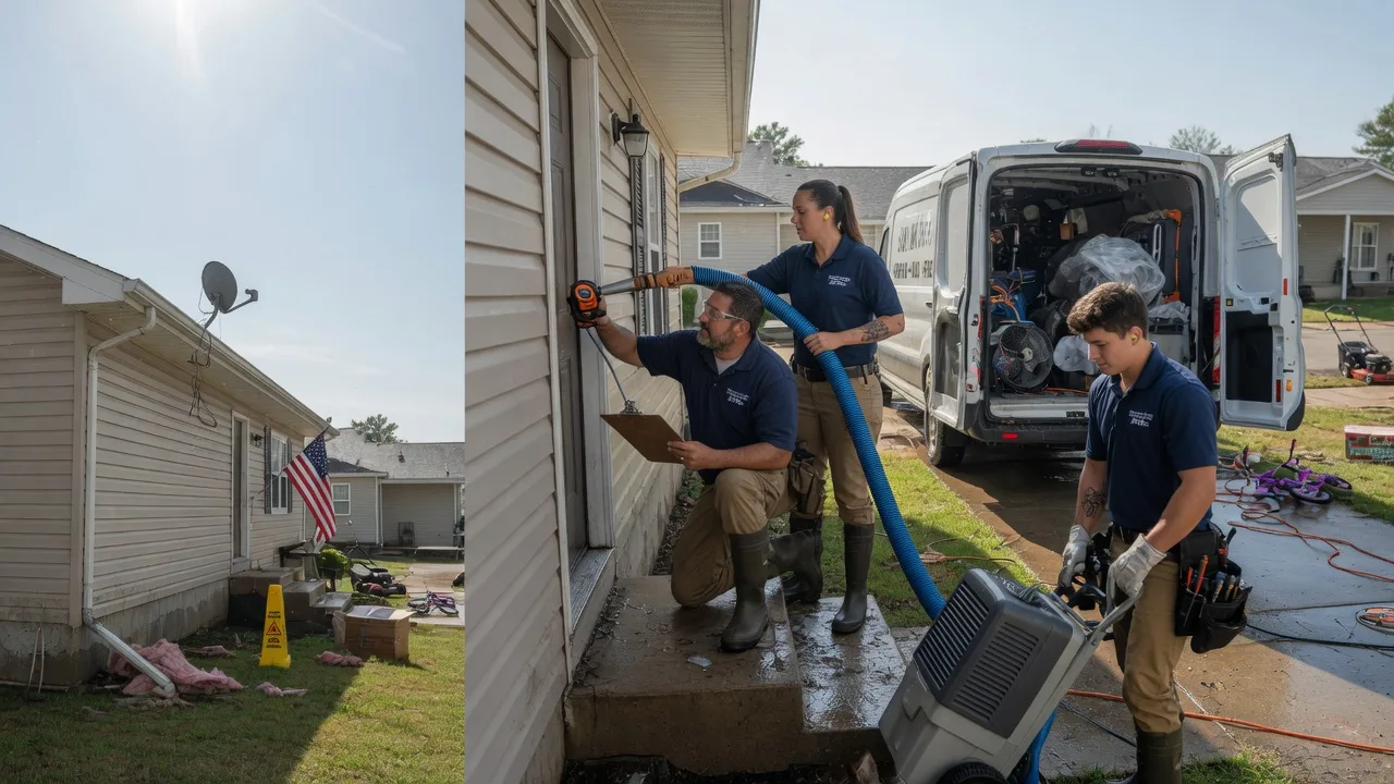 Ceiling Water Damage Restoration in Rowe, NM near me